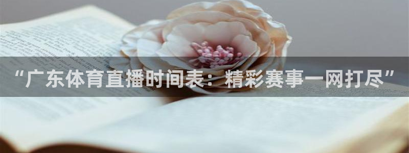 袋鼠直播体育在线：“广东体育直播时间表：精彩赛事一网打尽”